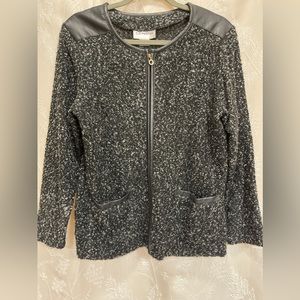 C. D. Petites- Zipper Jacket Petite Medium